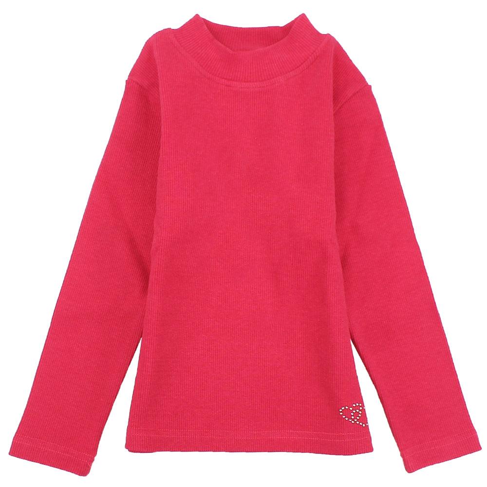 Long-Sleeved Plain Half-Collar T-Shirt - Ourkids - Quokka