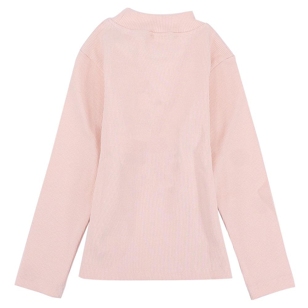 Long-Sleeved Plain Half-Collar T-Shirt - Ourkids - Quokka