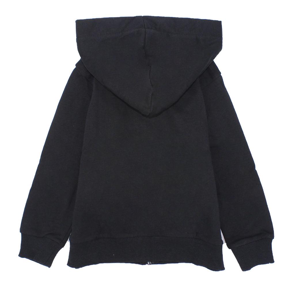 Long-Sleeved Plain Hooded Jacket - Ourkids - Pompelo
