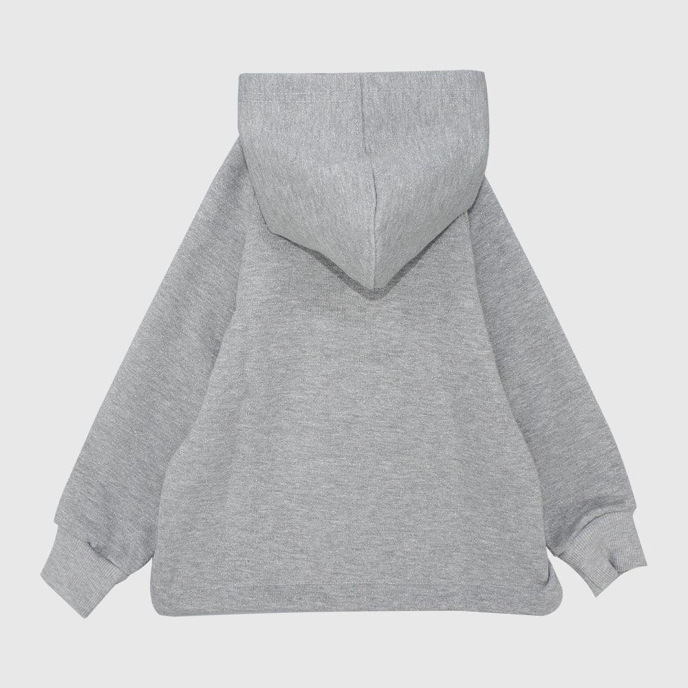 Long-Sleeved Plain Hooded Jacket - Ourkids - Quokka