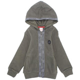 Long-Sleeved Plain Hooded Jacket - Ourkids - Quokka