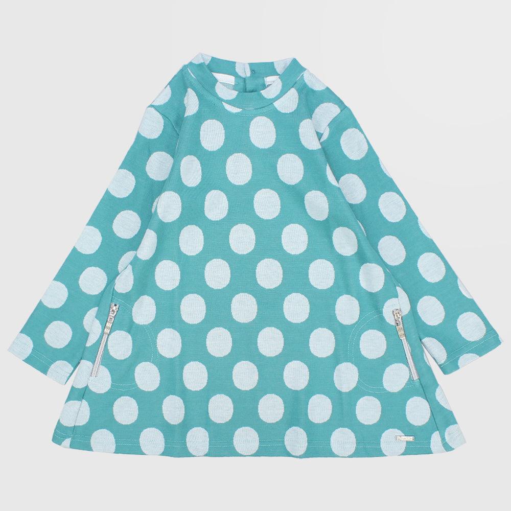 Long-Sleeved Polka Dots Dress - Ourkids - Quokka