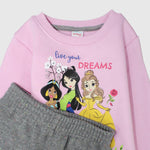 Long-Sleeved Princesses Fleeced Pajama - Ourkids - Morenella