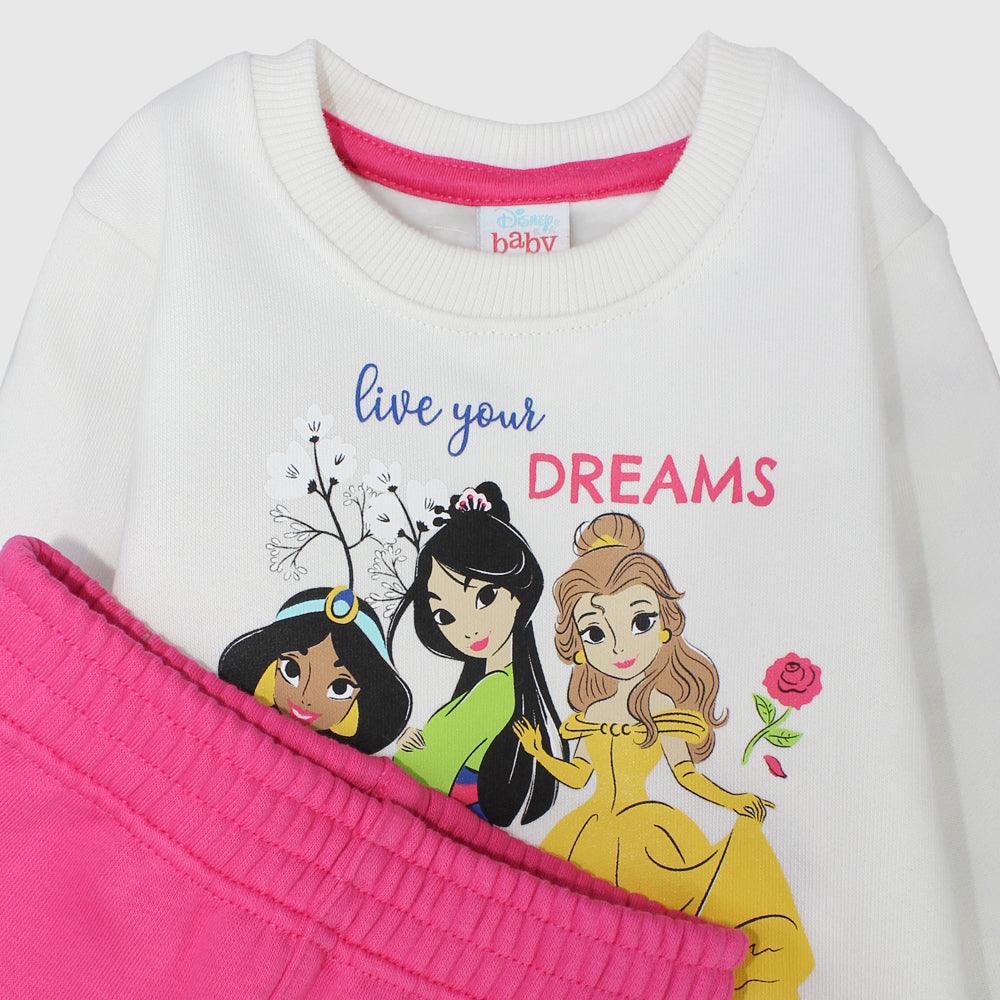 Long-Sleeved Princesses Fleeced Pajama - Ourkids - Morenella