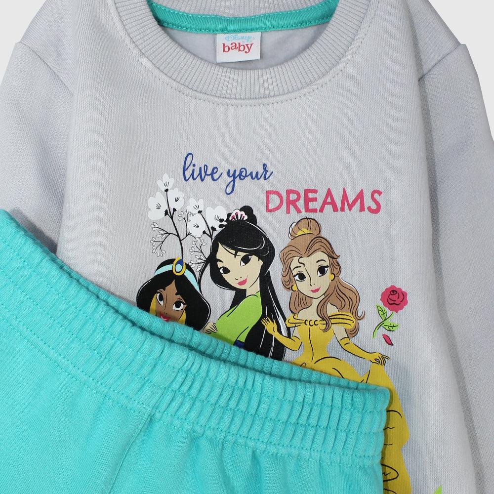 Long-Sleeved Princesses Fleeced Pajama - Ourkids - Morenella