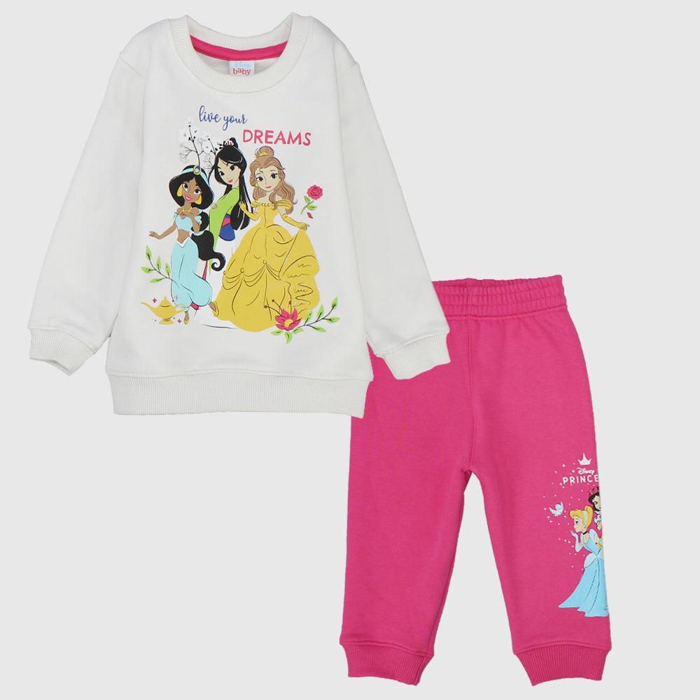 Long-Sleeved Princesses Fleeced Pajama - Ourkids - Morenella