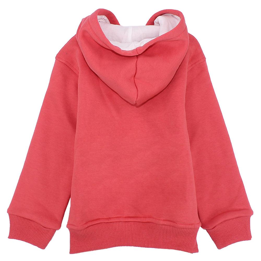 Long-Sleeved Printed Fleeced Hoodie - Ourkids - Quokka