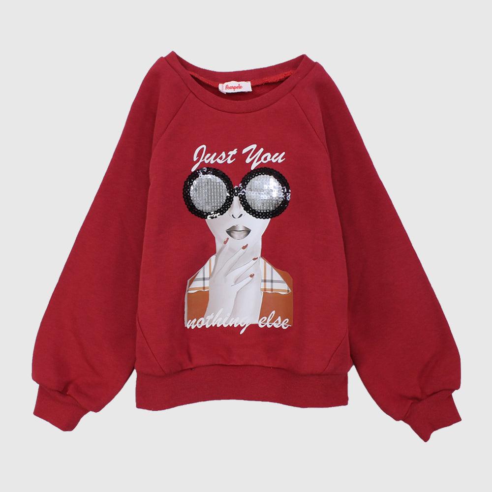 Long-Sleeved Printed Sweatshirt - Ourkids - Pompelo