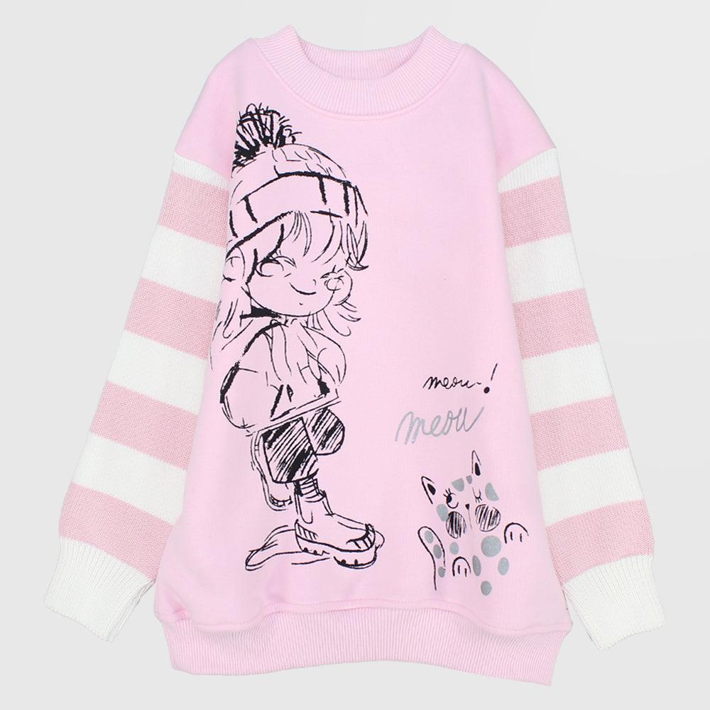 Long-Sleeved Printed Sweatshirt - Ourkids - Quokka