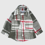 Long-Sleeved Red/Olive Checkered Shirt - Ourkids - Playmore