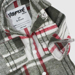 Long-Sleeved Red/Olive Checkered Shirt - Ourkids - Playmore