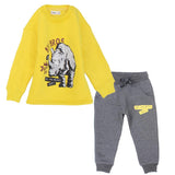 Long-Sleeved Rhino Fleeced Pajama - Ourkids - Ourkids