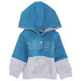 Long-Sleeved Rosso Fleeced Hooded Pajama - Ourkids - Rosso