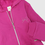 Long-Sleeved Ruffled Zip-Up Hoodie - Ourkids - Quokka