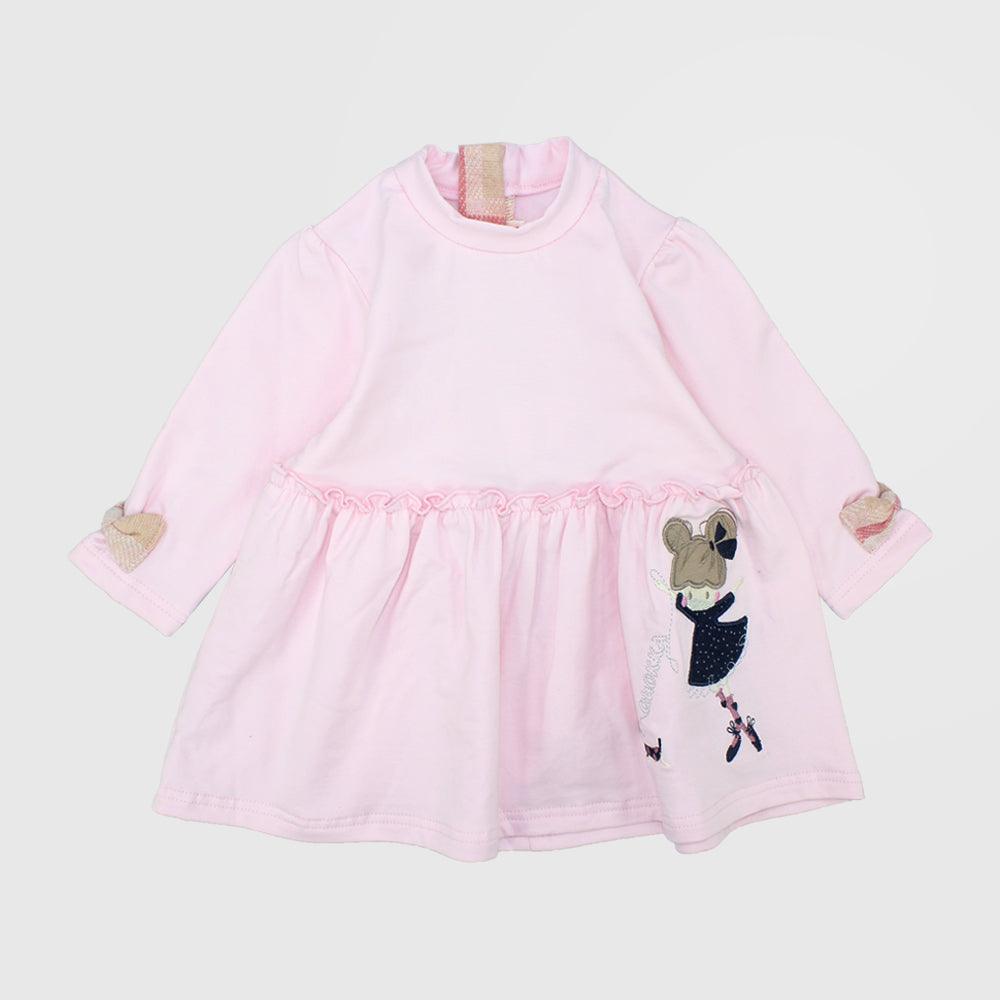 Long-Sleeved Ruffly Dress - Ourkids - Quokka