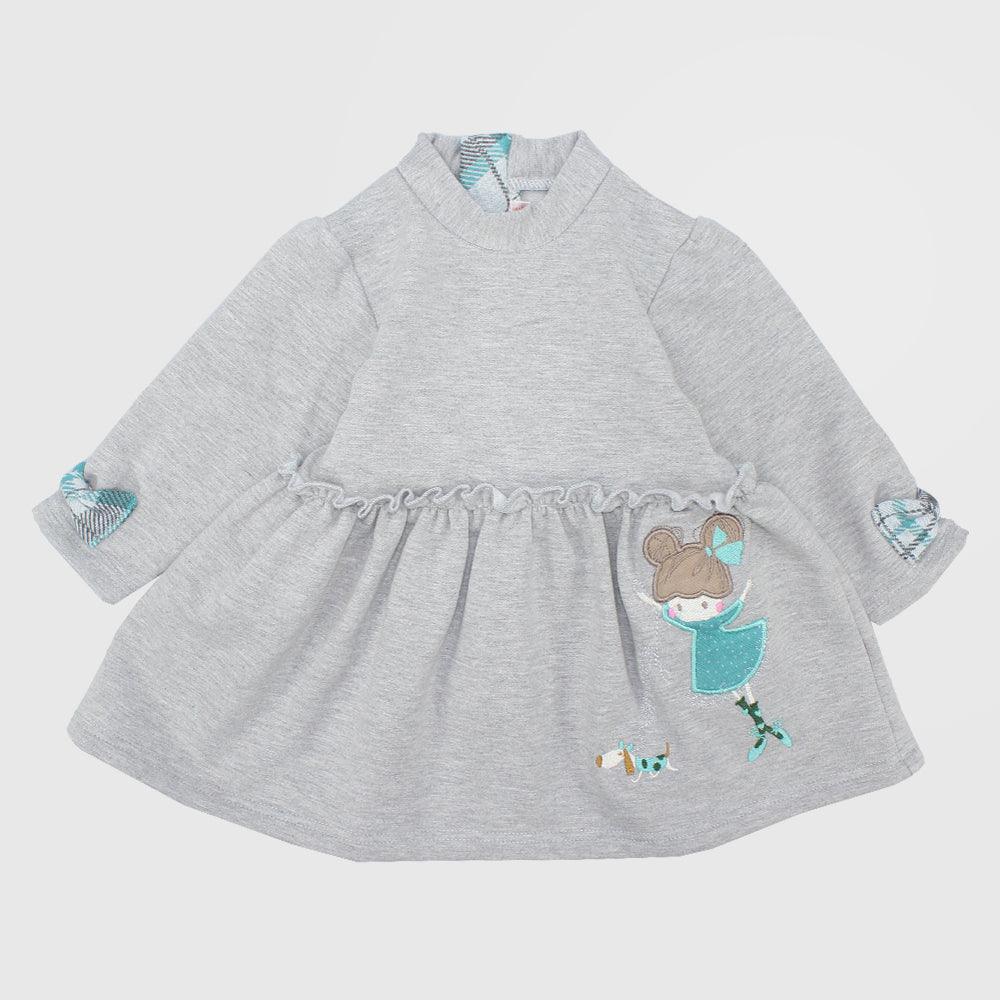 Long-Sleeved Ruffly Dress - Ourkids - Quokka