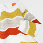 Long-Sleeved Striped Knit Dress - Ourkids - Quokka