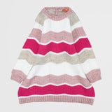 Long-Sleeved Striped Knit Dress - Ourkids - Quokka