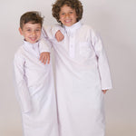 Long-Sleeved White Jilbab - Ourkids - Al-Tabarak