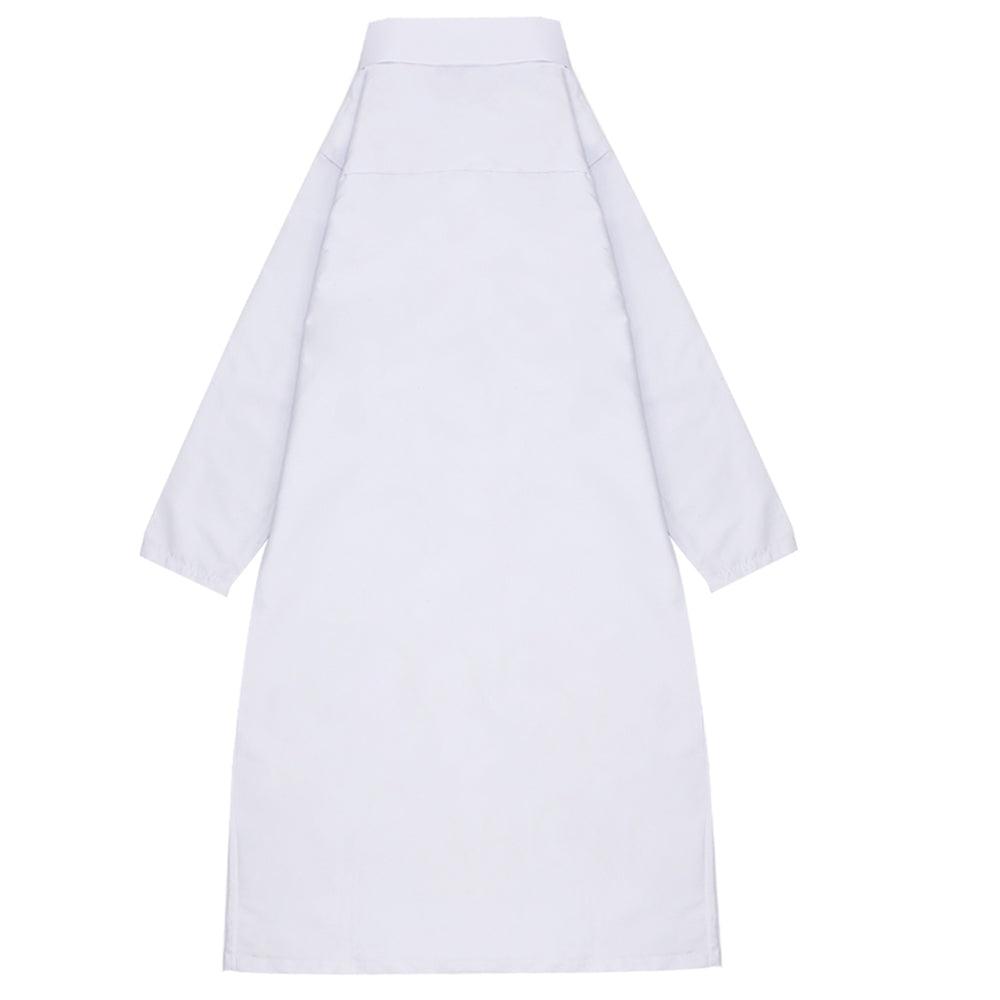 Long-Sleeved White Jilbab - Ourkids - Al-Tabarak