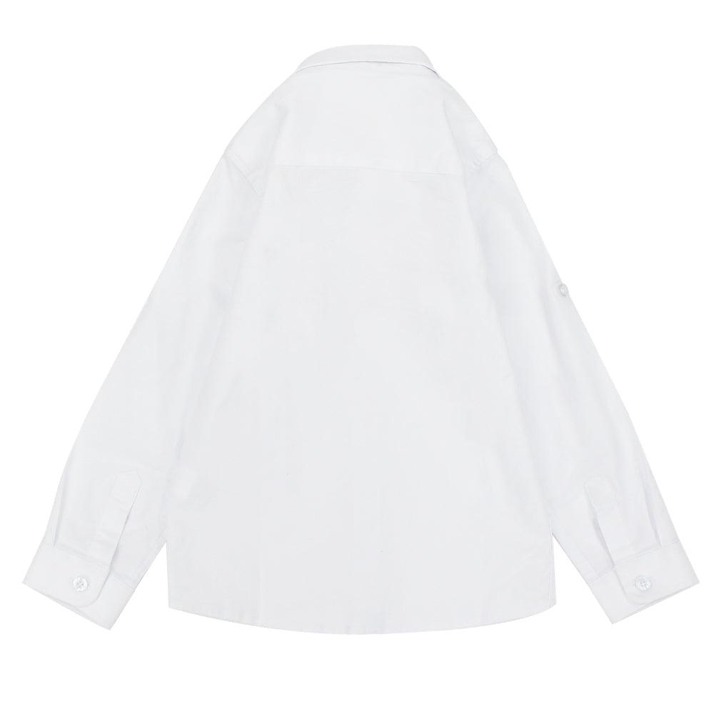 Long-Sleeved White Shirt - Ourkids - Pompelo