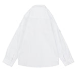 Long-Sleeved White Shirt - Ourkids - Pompelo