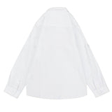 Long-Sleeved White Shirt - Ourkids - Pompelo