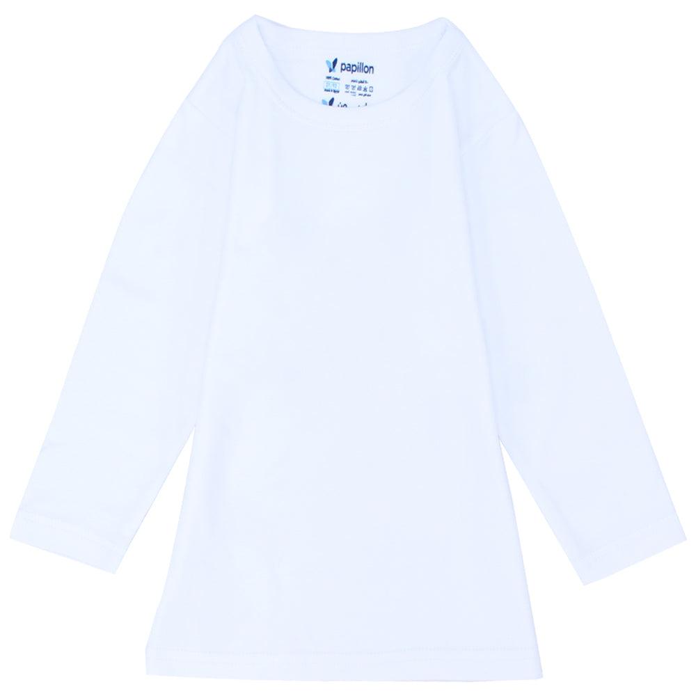 Long-Sleeved White Undershirt - Ourkids - Papillion