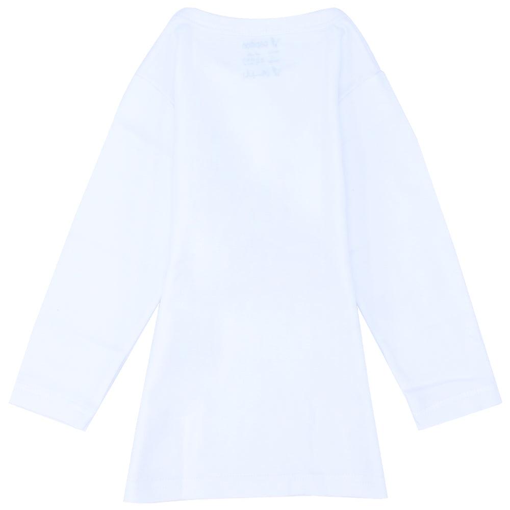 Long-Sleeved White Undershirt - Ourkids - Papillion