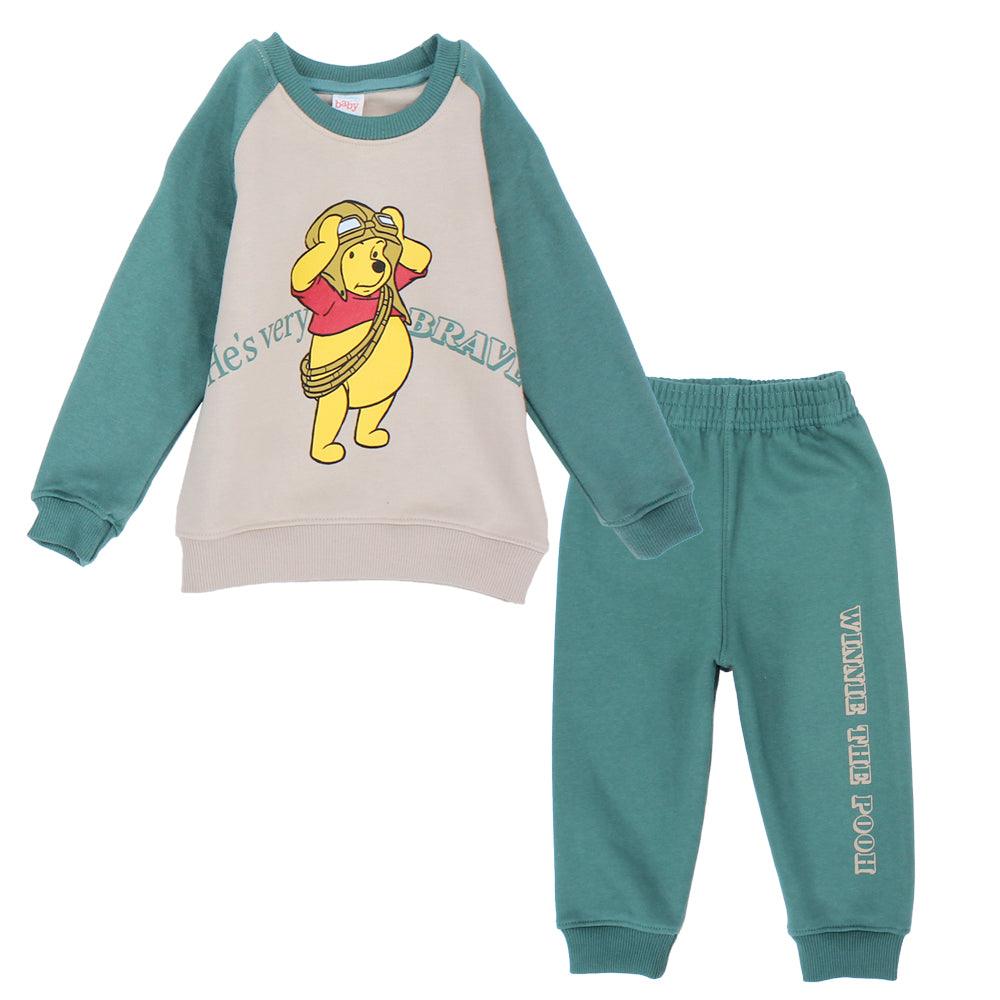 Long-Sleeved Winnie The Pooh Fleeced Pajama - Ourkids - Morenella