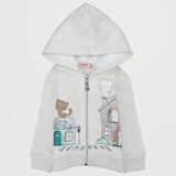 Long-Sleeved Zip-Up Hoodie - Ourkids - Quokka