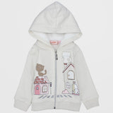 Long-Sleeved Zip-Up Hoodie - Ourkids - Quokka