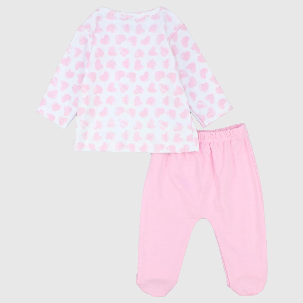 Lots Of Hearts Long-Sleeved Pajama - Ourkids - Bumber