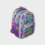 Lots Of Stars Purple 20 Inches Backpack - Ourkids - Golden Bag