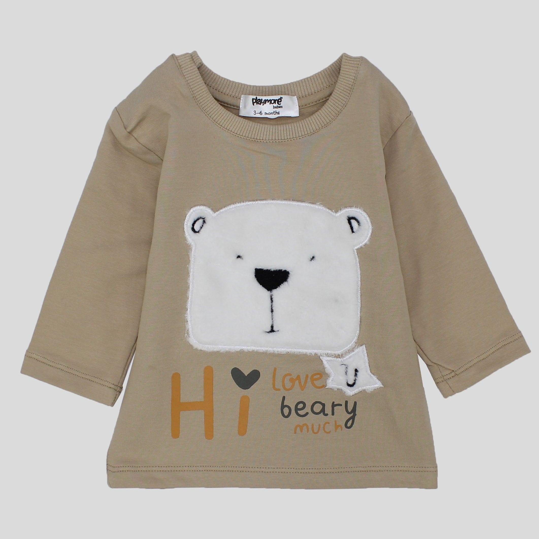 Lovely Bear Long-Sleeved T-shirt - Ourkids - Playmore