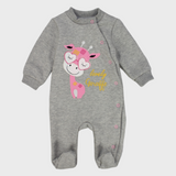 Lovely Giraffe Long-Sleeved Baby Footie - Ourkids - Al Sayad