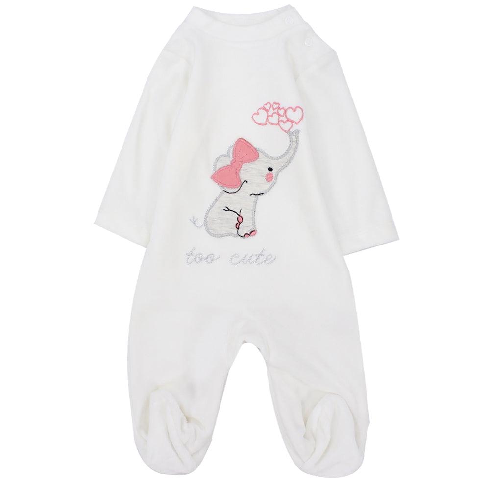 Loving Elephant Baby Footie - Ourkids - Al Sayad