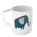 M-Design Lifestyle Mug – White with Elephant Print