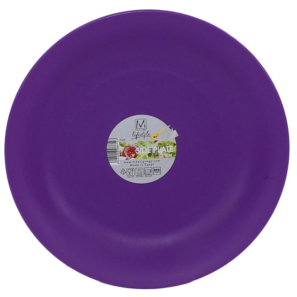 M Design Lifestyle Plastic Serving Platter, 21 cm - Purple - Ourkids - M Design