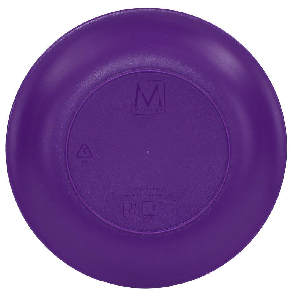 M Design Lifestyle Plastic Serving Platter, 21 cm - Purple - Ourkids - M Design