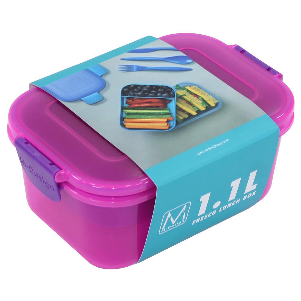 M Design Lunch Box, 1.1 Liter - Purple - Ourkids - M Design