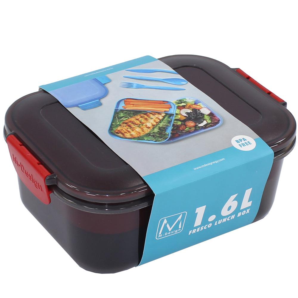 M Design Lunch Box, 1.6 Liter - Black - Ourkids - M Design
