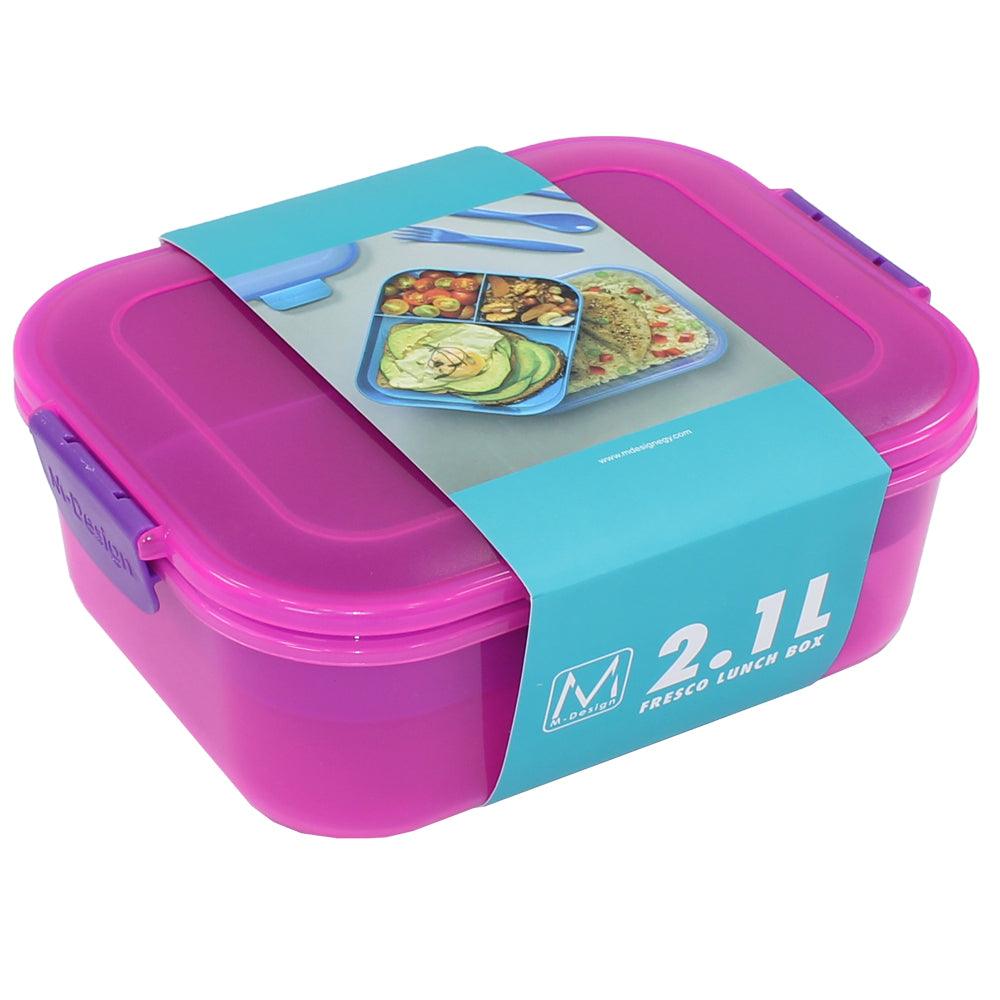 M Design Lunch Box, 2.1 Liter - Purple - Ourkids - M Design