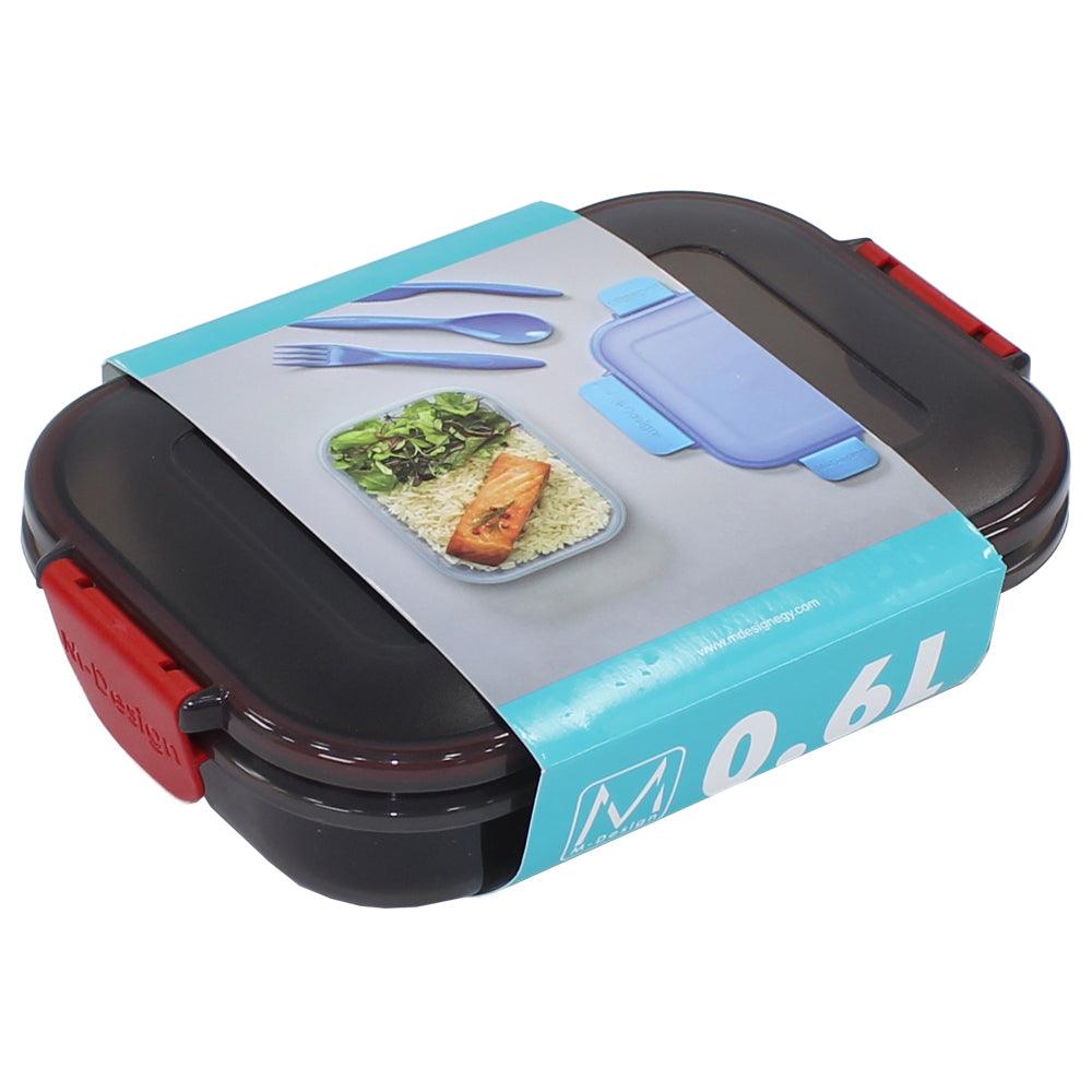 M Design Lunch Box, 600 ml - Black - Ourkids - M Design