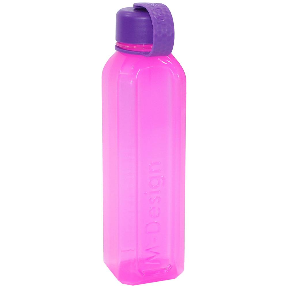 M Design Square Bottle with Strap 800ml - Pink - Ourkids - M Design