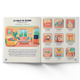 Ma Maison Picture Dictionary | French + AR & EN - Ourkids - Lanalou