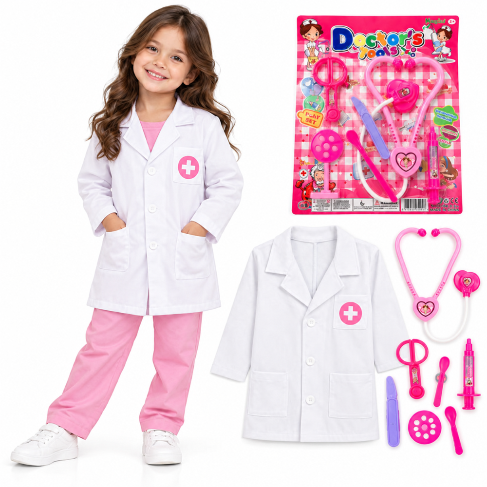 Doctor Girl Costume with Tools