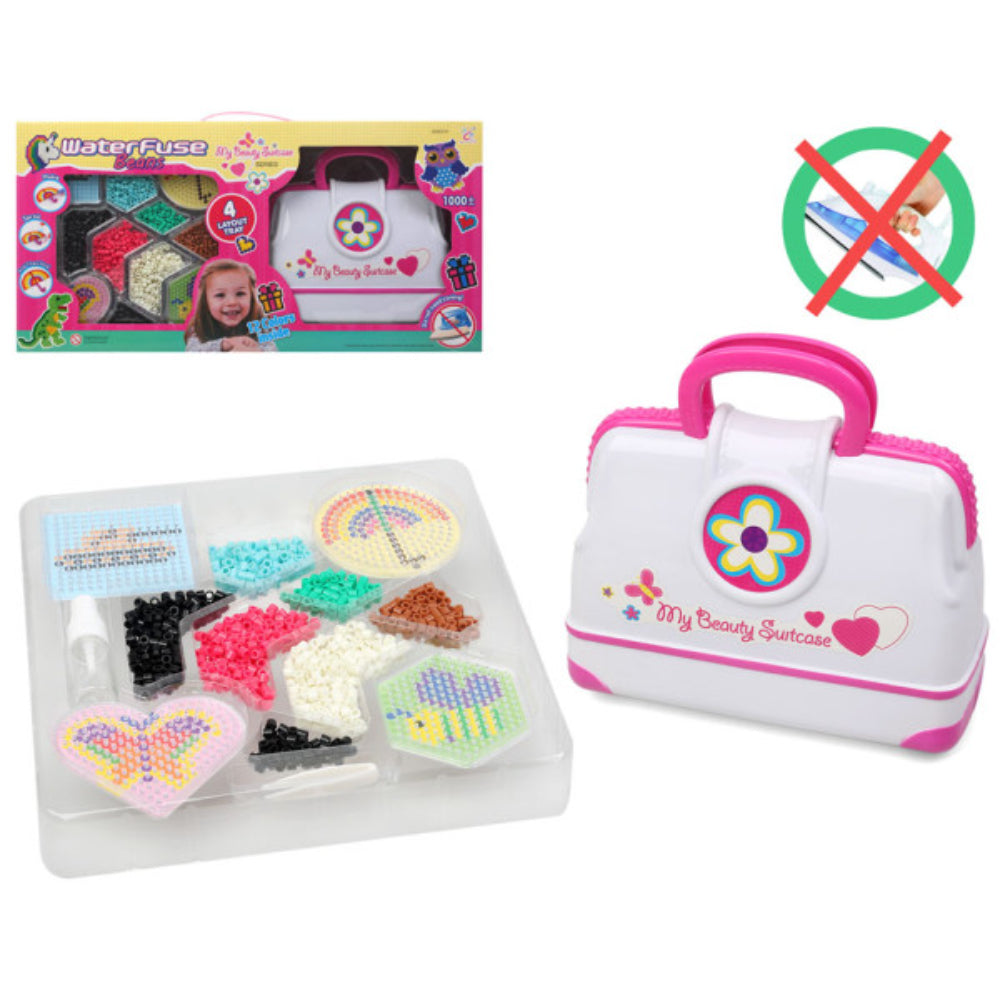 WaterFuse Beans My Beauty Suitcase (Beads+ Bag) - Toys - OKO