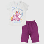 Magic Milkshake Short-Sleeved Pajama - Ourkids - JOKY