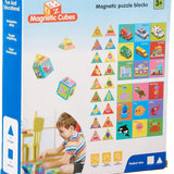 Magnetic Puzzle Blocks Toy for Kids - 18 Pieces - Ourkids - OKO